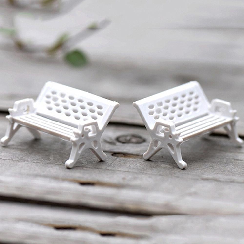 2Pcs Mini Park Seat Bench Cute - Woodworking Resin review and price