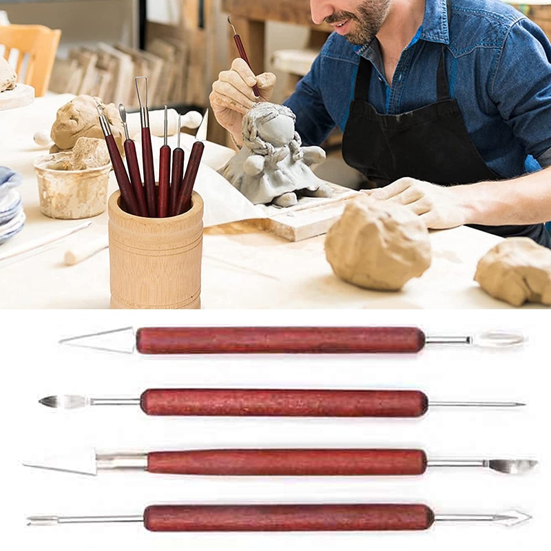Artist's 6-Piece Wooden Potter - Wood Chisel Set review and price
