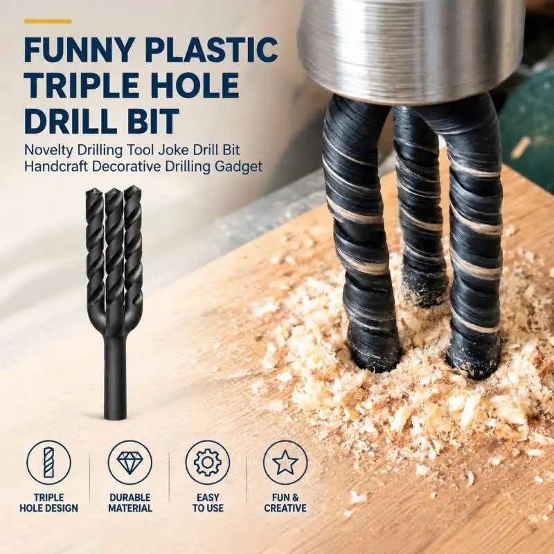 Funny Plastic Triple Hole Dril - Woodworking Jokes review and price