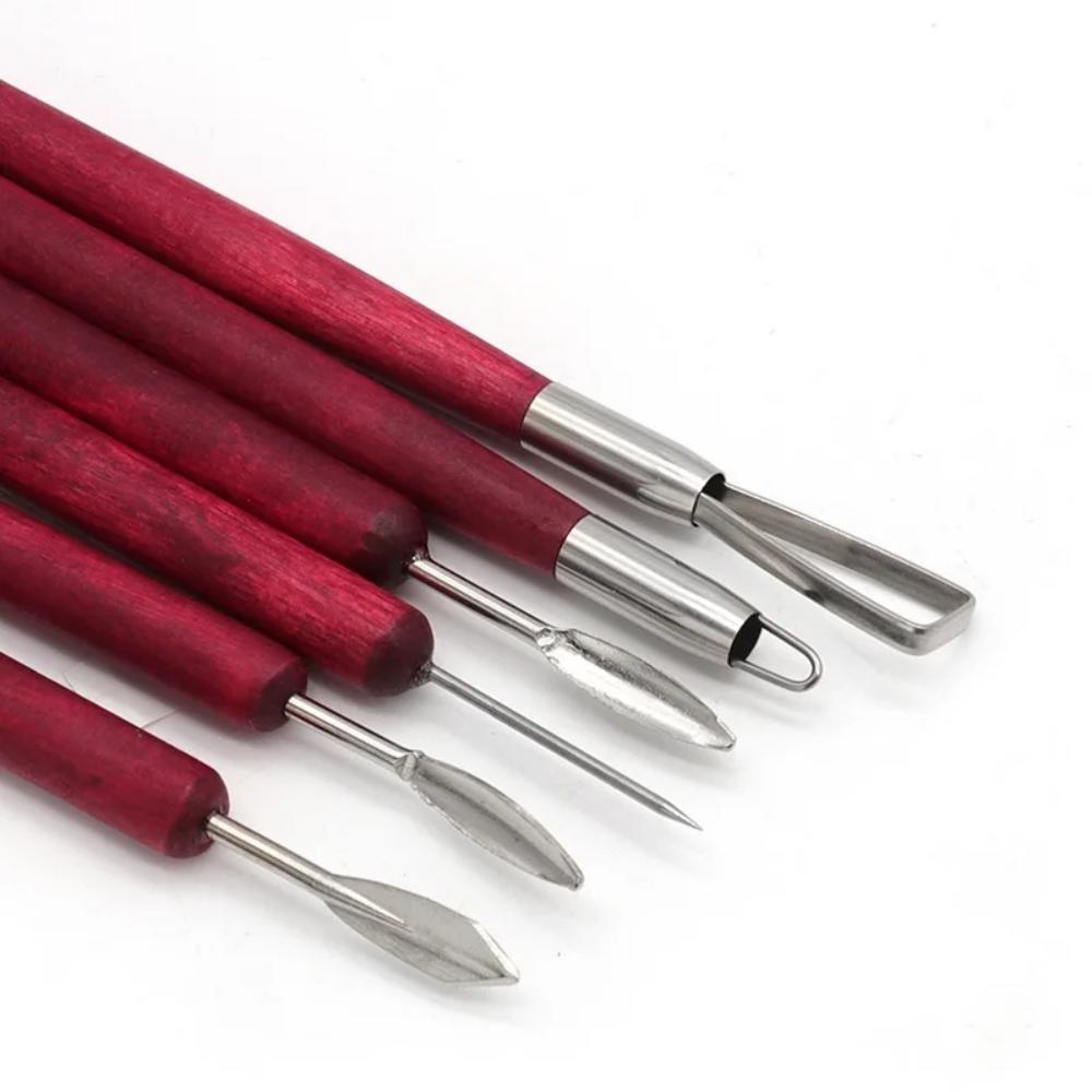 6PCS Sculpting Tool Pottery Wo - Wood Chisel Set review and price