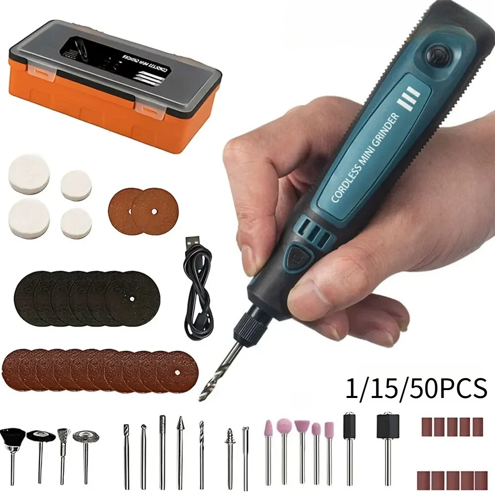 USB Cordless Electric Grinder  - Wood Chisel Set review and price