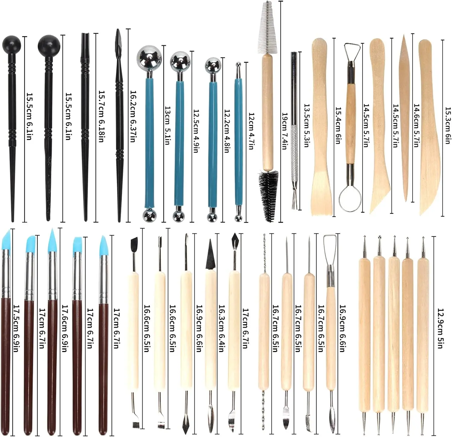 8-61PCS Pottery Tool Set - Cer - Wood Chisel Set review and price