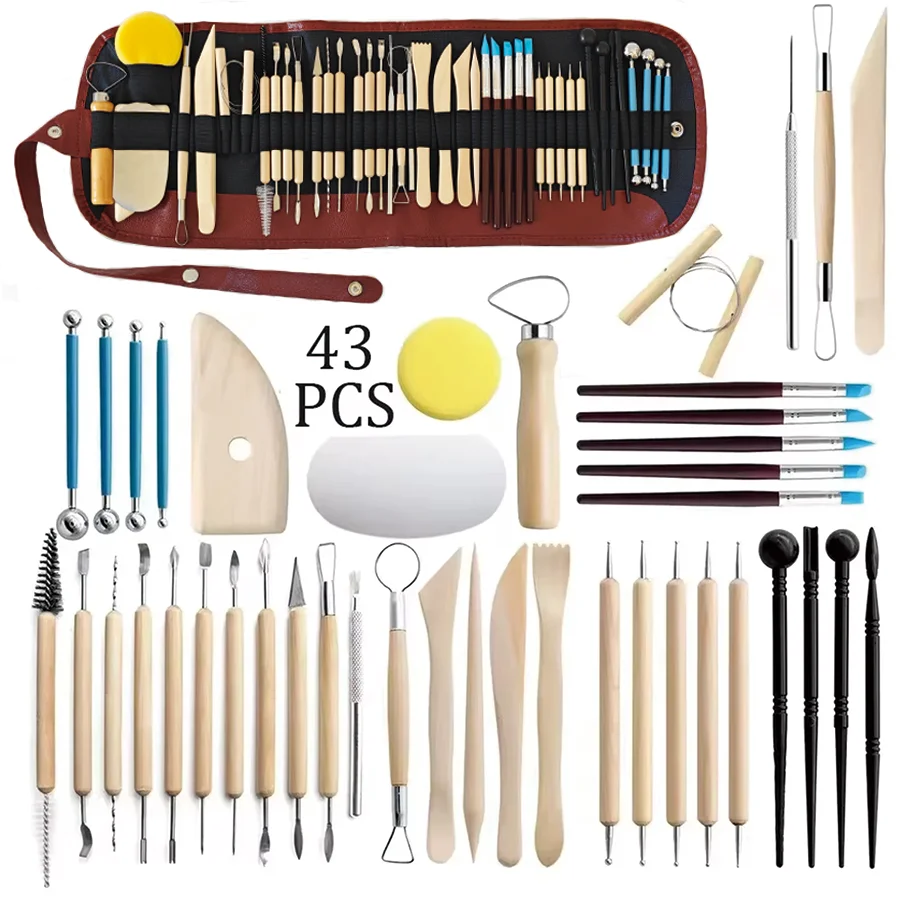 8-61PCS Pottery Tool Set - Cer - Wood Chisel Set review and price