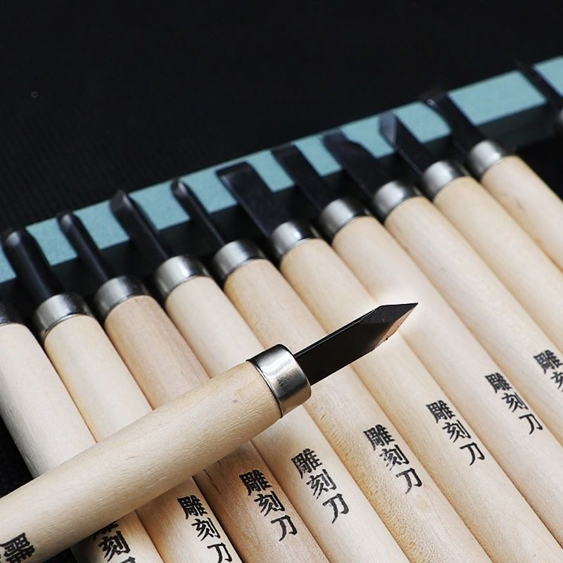 Carving Knife Set Woodblock Ru - Wood Chisel Set review and price